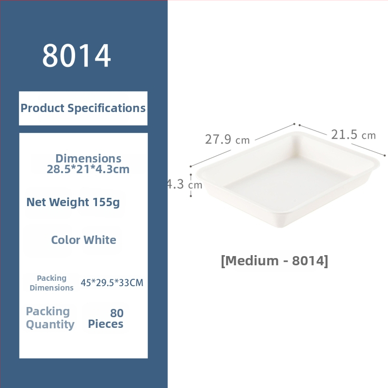 Műanyag téglalap alakú köretes tál, nyomtatott logóval, testreszabható, japán stílusú, 2024-ben debütált
