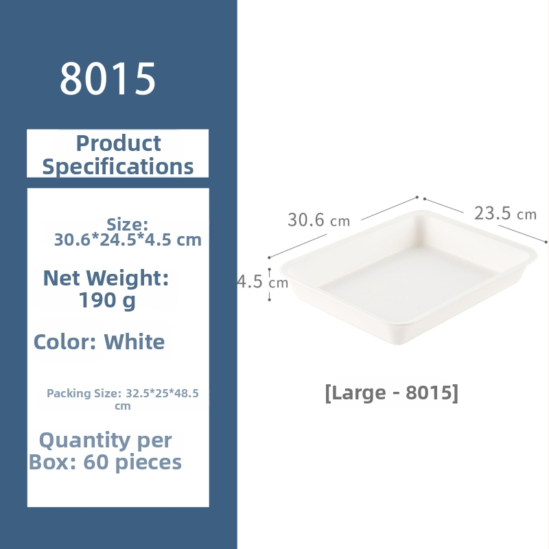 Műanyag téglalap alakú köretes tál, nyomtatott logóval, testreszabható, japán stílusú, 2024-ben debütált