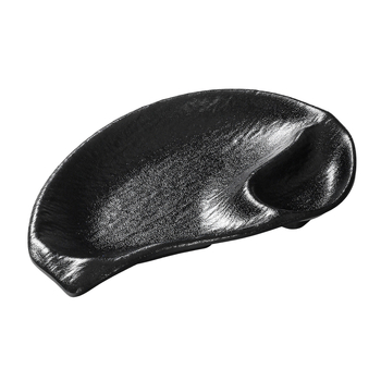 Melamin tálkészlet osztott felülettel és ecet tálkával, ideális sült krumplihoz, diófélékhez, magvakhoz és gombócokhoz