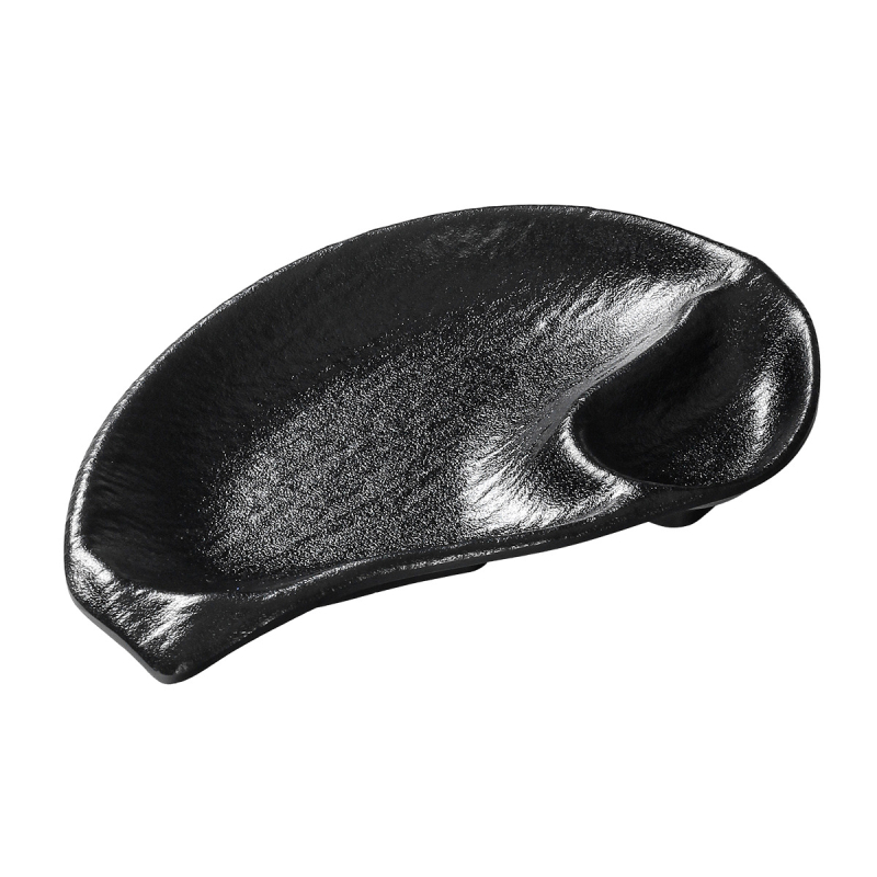 Melamin tálkészlet osztott felülettel és ecet tálkával, ideális sült krumplihoz, diófélékhez, magvakhoz és gombócokhoz