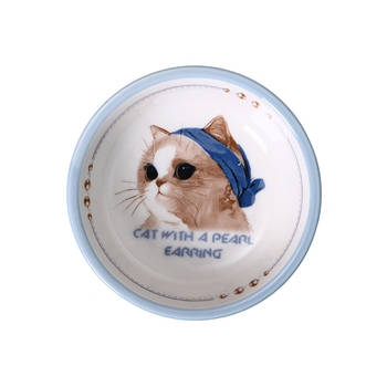 Porcelanska zdjela za umak s cvjetnim uzorkom, podglazurna završnica, sladak stil, mikrovalna kompatibilna