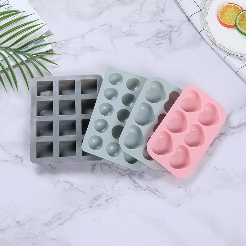 Silikonska čokoladna kalupa u obliku srca za mousse – DIY pečenje, materijal: silikon, pakiranje: Opp bag