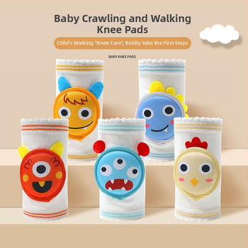 Detské kolenníky - tenké bavlnené s sieťkou, unisex, na plazenie a chodenie, leto 2022