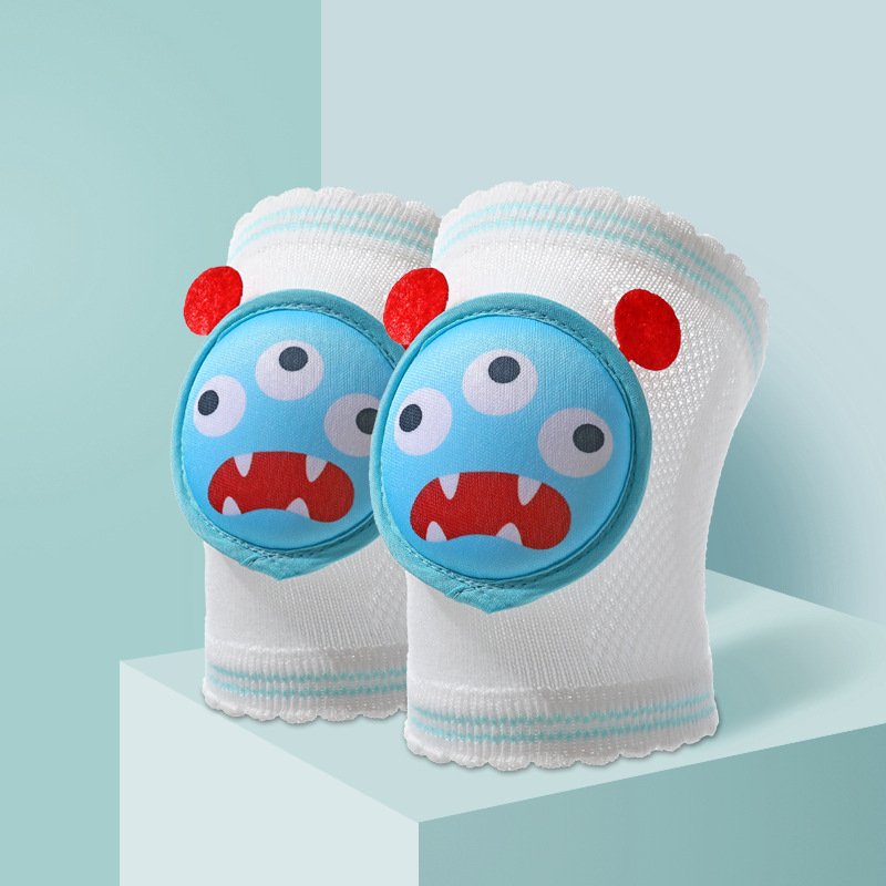 Detské kolenníky - tenké bavlnené s sieťkou, unisex, na plazenie a chodenie, leto 2022