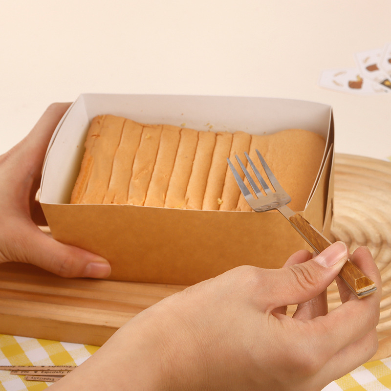 Koogipaberi vormi ja küpsetushoidja komplekt – ahjuks sobiv, kõrge temperatuurikindel, ühekordne leivakarbi komplekt koos kotiga, sildiga ja siidpaelaga