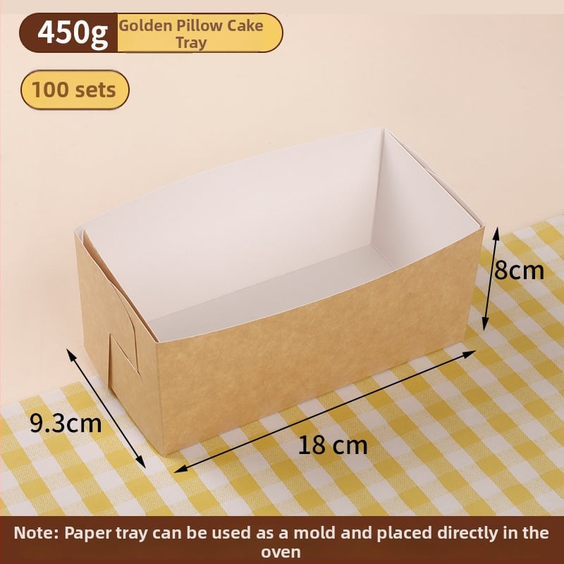 Koogipaberi vormi ja küpsetushoidja komplekt – ahjuks sobiv, kõrge temperatuurikindel, ühekordne leivakarbi komplekt koos kotiga, sildiga ja siidpaelaga