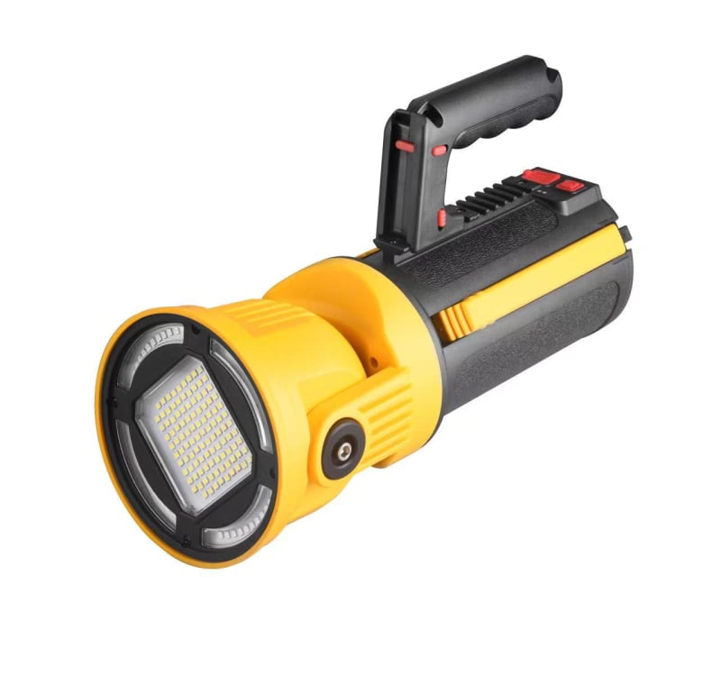 Φορητός επαναφορτιζόμενος προβολέας αναζήτησης, 360° ρυθμιζόμενη δέσμη, μπαταρία 4500mAh, μοντέλο W5164, 7110g, περίβλημα ABS+PS, διάρκεια LED 50.000 ωρών