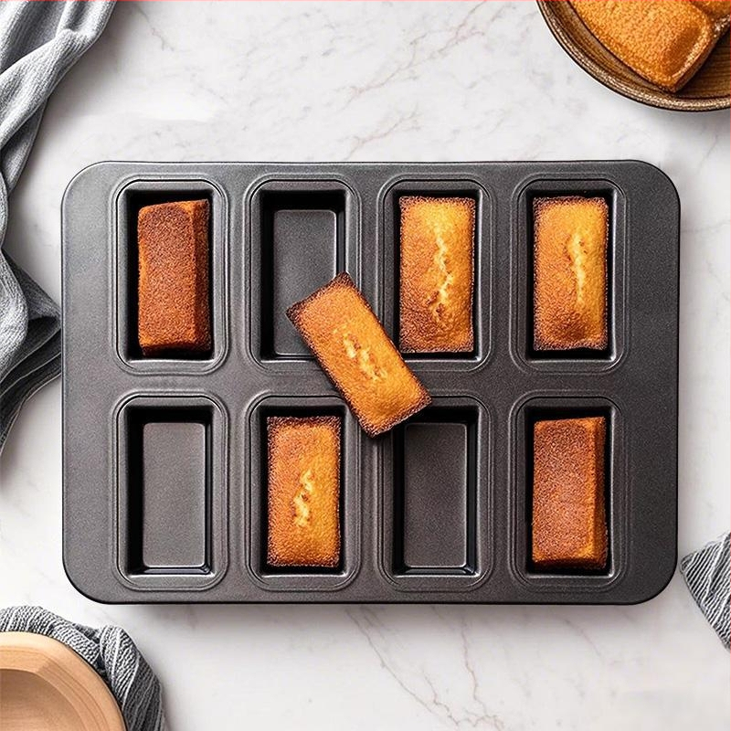 Guyi kūku forma, oglekļa tērauds, moderns minimālisma stils, kvadrāta cepamforma, 1 komplekts