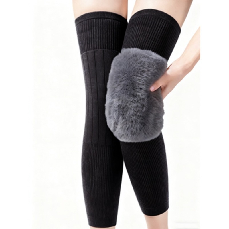 Επιγονατίδες με θέρμανση από πολυεστέρα για ενήλικες, κατάλληλες για τρέξιμο και ποδηλασία, χρόνος θέρμανσης 6 ώρες