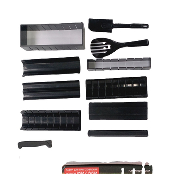 DIY set za izradu sushi, alat srcolikog oblika od PP-a, 11-dijelni set, korejski stil