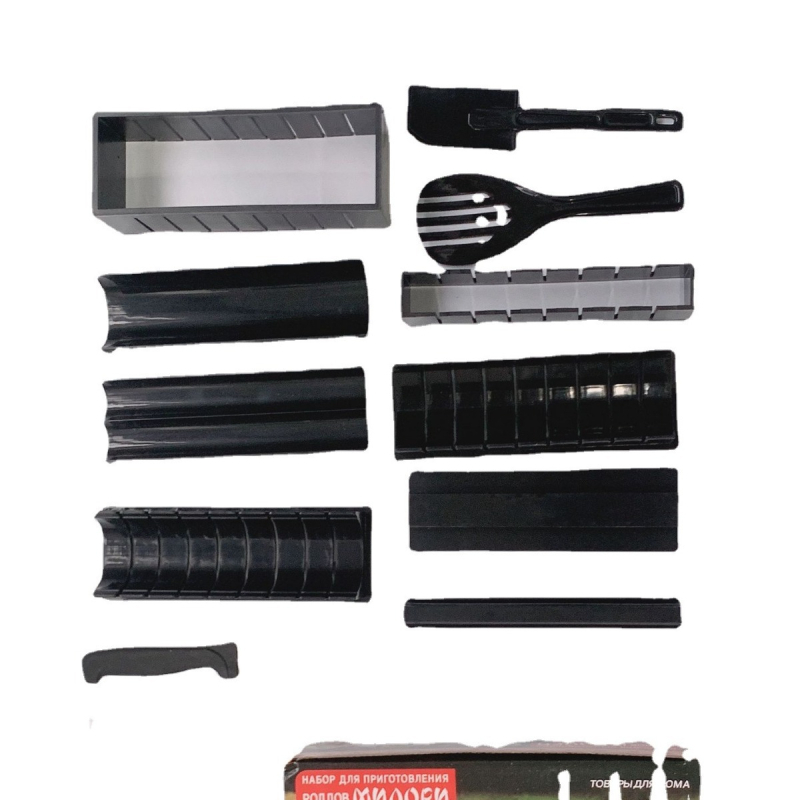 DIY set za izradu sushi, alat srcolikog oblika od PP-a, 11-dijelni set, korejski stil