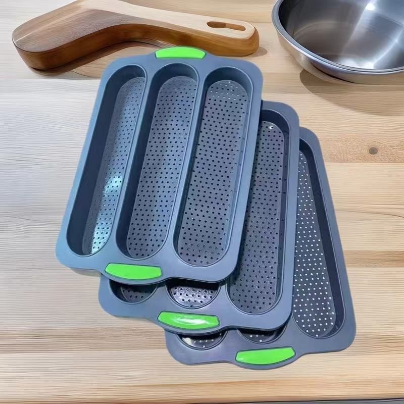 Силиконова форма за печене на торти, 8 гнезда, кръгла, незалепваща, Orange Sunset