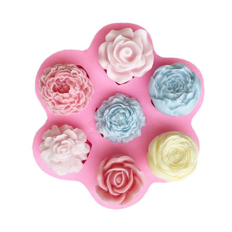 Силиконова форма за печива с неправилна форма за свещи, гипс, ръчно изработени сапуни и торти