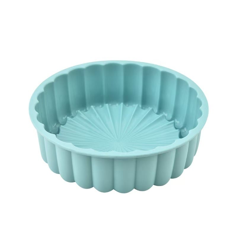 Szilikon napraforgó sütemény forma gőzöléshez és sütéshez — kerek alakú, alkalmas chiffon tortához, muffinokhoz és mille-feuille-hez