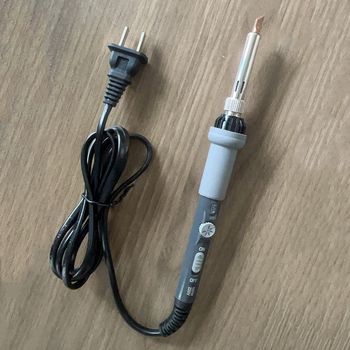 Κολλητήρι συγκόλλησης 100W με ρυθμιζόμενη θερμοκρασία, λαβή από καουτσούκ, 220V, κατάλληλο για συγκόλληση, αποσυναρμολόγηση και πυρογραφία