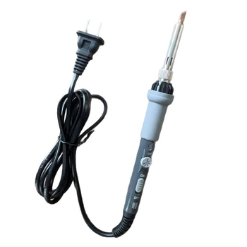 Κολλητήρι συγκόλλησης 100W με ρυθμιζόμενη θερμοκρασία, λαβή από καουτσούκ, 220V, κατάλληλο για συγκόλληση, αποσυναρμολόγηση και πυρογραφία