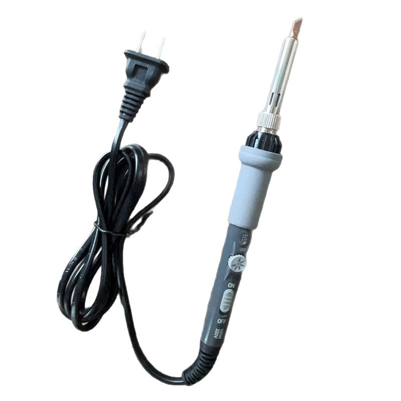 Κολλητήρι συγκόλλησης 100W με ρυθμιζόμενη θερμοκρασία, λαβή από καουτσούκ, 220V, κατάλληλο για συγκόλληση, αποσυναρμολόγηση και πυρογραφία