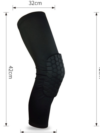 Προστατευτικά γόνατων για μπάσκετ από σπαντέξ και πολυεστέρα