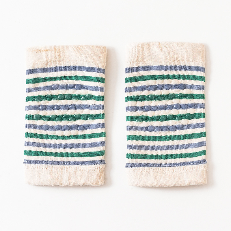 Σετ προστατευτικών γόνατων για βρέφη που σέρνονται και μαθαίνουν να περπατούν, αντιολισθητικές γέλες με κουκκίδες, ελαστικά προστατευτικά για παιδιά, άνοιξη 2025