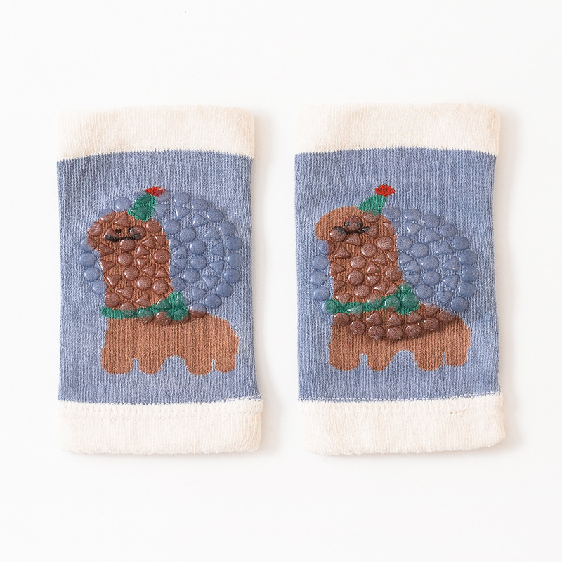 Σετ προστατευτικών γόνατων για βρέφη που σέρνονται και μαθαίνουν να περπατούν, αντιολισθητικές γέλες με κουκκίδες, ελαστικά προστατευτικά για παιδιά, άνοιξη 2025