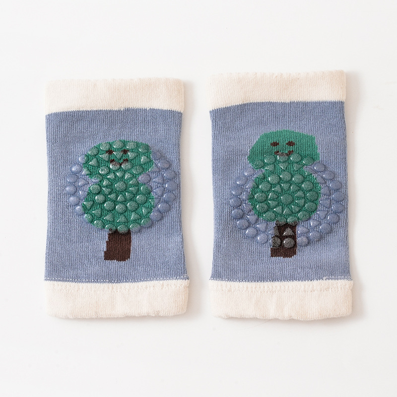 Σετ προστατευτικών γόνατων για βρέφη που σέρνονται και μαθαίνουν να περπατούν, αντιολισθητικές γέλες με κουκκίδες, ελαστικά προστατευτικά για παιδιά, άνοιξη 2025