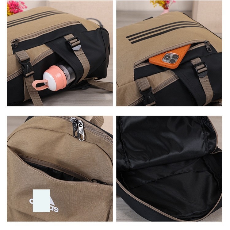 Putni ruksak – unisex, najlon, prozračan, kapacitet 36–55 L, kompatibilan s 15-inčnim prijenosnim računalom, zakrivljene naramenice