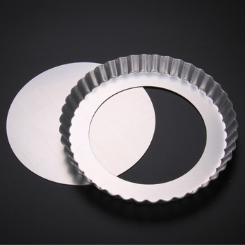 Кръгла форма за печене с хризантемов мотив и подвижно дъно, алуминиева сплав, за печене, опционално анодиране