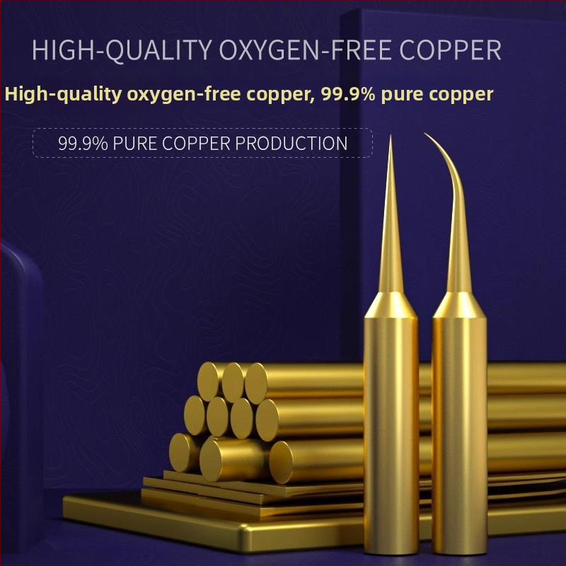 Repairman spájkovacia špička z meďe – presná uhlová špička (elbow), séria Flying soldering iron tip, bez olova