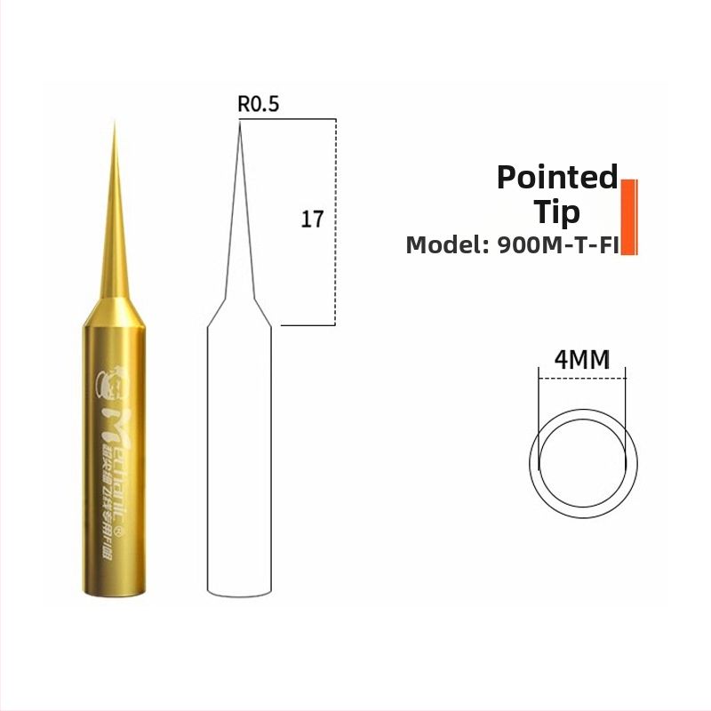 Repairman spájkovacia špička z meďe – presná uhlová špička (elbow), séria Flying soldering iron tip, bez olova