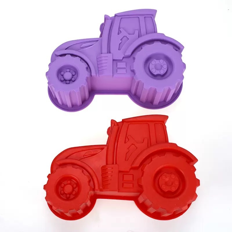 Силиконова формичка за печене под формата на кола — Xinnuo, хранителен силикон, 1 бр, за печене