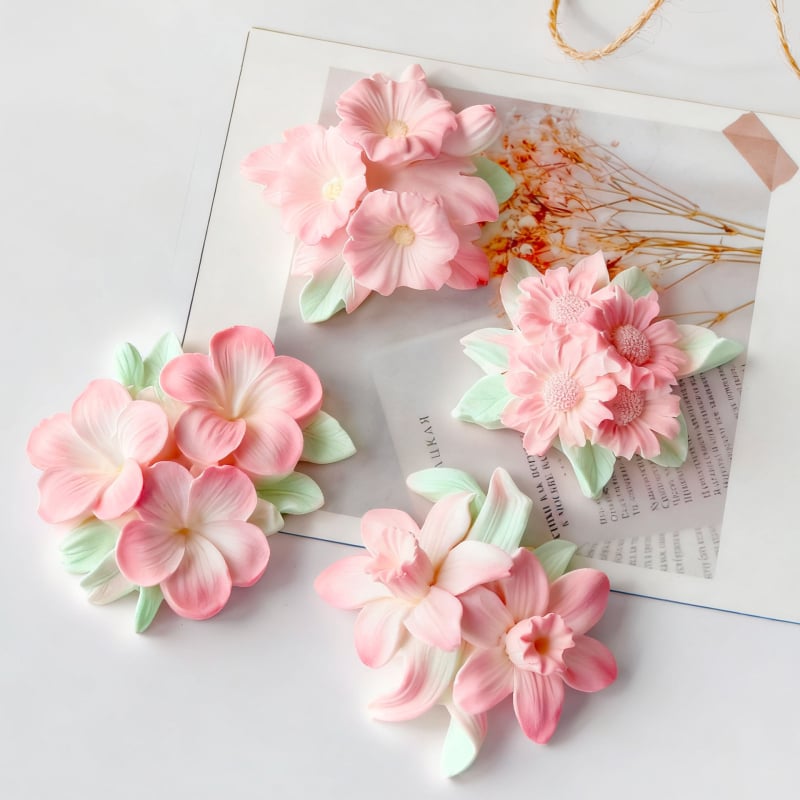 Formă din silicon pentru flori pentru copt — formă neregulată, stil modern minimalist, lansare 2024