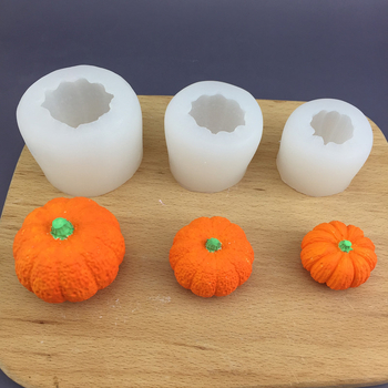 3D Halloween tök szilikon torta forma, szabálytalan alakú, alkalmas csokoládéhoz, fondathoz és mousse