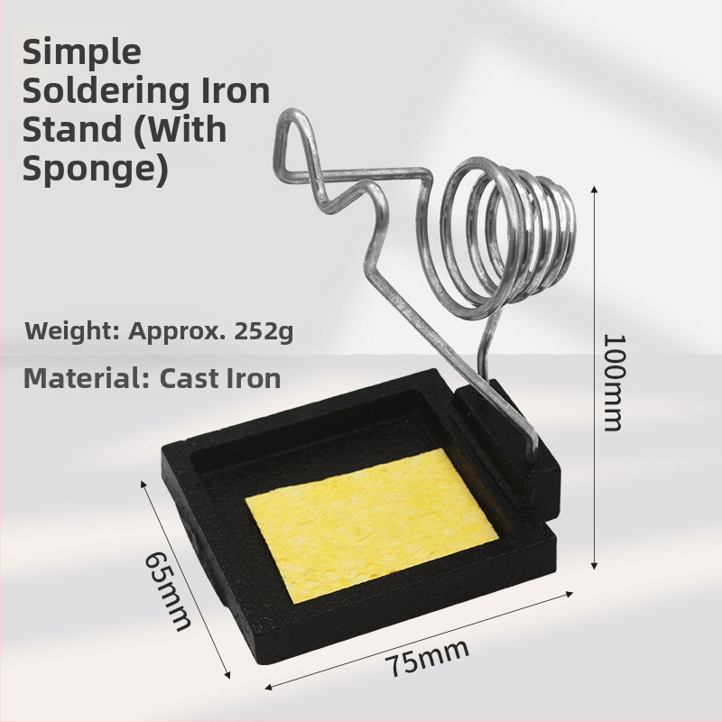 Smags liešanai stends lodēšanai no dzelzs, apaļš un kvadrātveida dizains, izturīgs pret augstām temperatūrām, daudzfunkcionāls turētājs lodēšanai