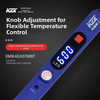 Kezhixin 150W ψηφιακό κολλητήρι με εσωτερική θέρμανση, ψηφιακή οθόνη, είσοδος 220V, ρυθμιζόμενη θερμοκρασία