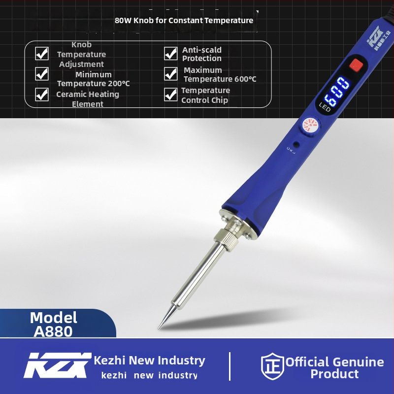 Kezhixin 150W ψηφιακό κολλητήρι με εσωτερική θέρμανση, ψηφιακή οθόνη, είσοδος 220V, ρυθμιζόμενη θερμοκρασία