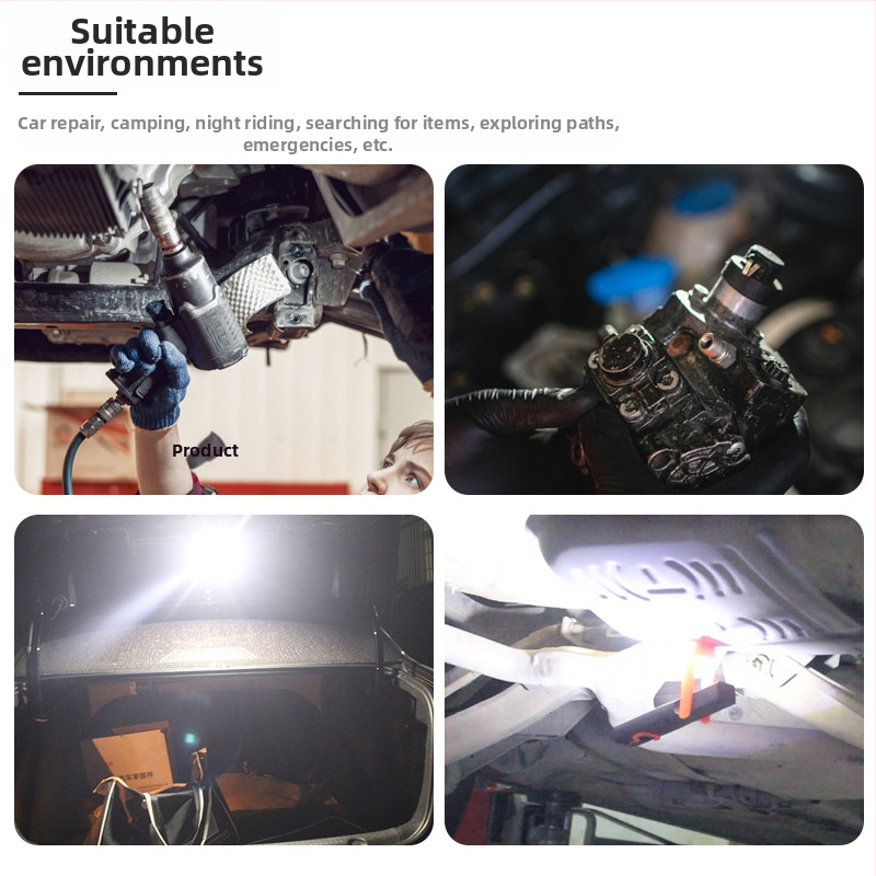 Ručna LED baterijska svjetiljka za vanjsku upotrebu, daleki domet, teleskopski zum, lagana, aluminijska legura (LED, daleki domet, teleskopski zum, lagana, aluminijska legura)