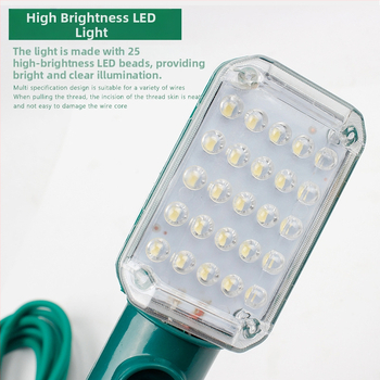 LED работна светлина за авто ремонт със магнит — Oubang, 25 LED диоди, акс. №123, за ремонт и декорация на автомобил