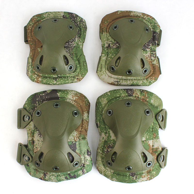 Σετ τεσσάρων τεμαχίων επιγονατιδών και προστατευτικών καρπών, για ενήλικες, βάρος 370