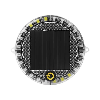 Κυκλικός προειδοποιητικός φανός LED με μαγνητική βάση, εγκατάσταση χωρίς καλώδια, 2W, 12V, για αυτοκίνητα, φορτηγά, μοτοσικλέτες, ηλεκτρικά οχήματα και ποδήλατα