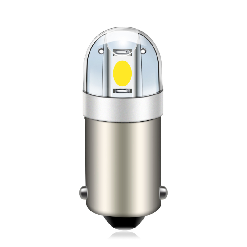 Automobilska LED lampica za čitanje BA9S/T10, 3030 2SMD, okrugla glava, 12V, visoka jasnost osvjetljenja registarske pločice