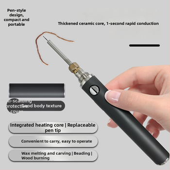 Kangrun USB πένσα συγκόλλησης και τήξης κεριών, κεραμικός θερμαντήρας, USB τροφοδοσία 5V, λειτουργία 3.7V, μοντέλο 116-03, για συγκόλληση, συντήρηση και ηλεκτρικές δοκιμές