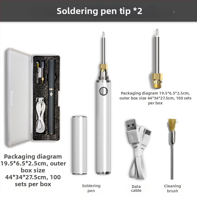 Kangrun USB πένσα συγκόλλησης και τήξης κεριών, κεραμικός θερμαντήρας, USB τροφοδοσία 5V, λειτουργία 3.7V, μοντέλο 116-03, για συγκόλληση, συντήρηση και ηλεκτρικές δοκιμές