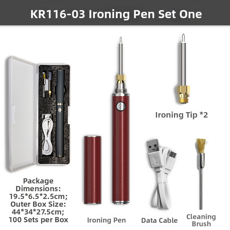 Kangrun USB πένσα συγκόλλησης και τήξης κεριών, κεραμικός θερμαντήρας, USB τροφοδοσία 5V, λειτουργία 3.7V, μοντέλο 116-03, για συγκόλληση, συντήρηση και ηλεκτρικές δοκιμές