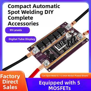 K99 συμπαγής αυτόματος σημειακός συγκολλητής – DIY πλήρες σετ εξαρτημάτων για μπαταρία 18650 Li-ion – πίνακας ελέγχου με στυλό