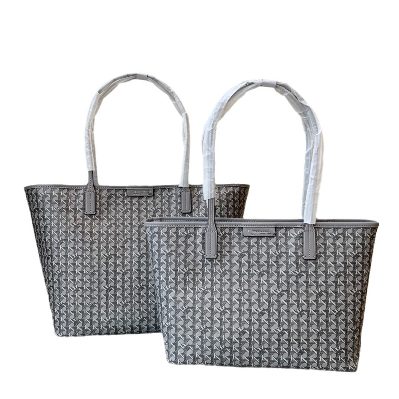 24Tb platnena Tote s jednim remenom, ispis kariranog uzorka, velika kapaciteta, torba za kupovinu za mamu, ženska tote i bucket bag