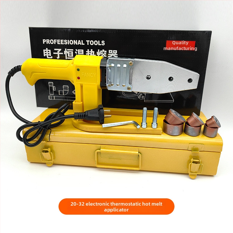 Elektroniska konstantes temperatūras PPR cauruļu savienojuma iekārta, tips 20-63, manuāla vadība, 220V, 50Hz