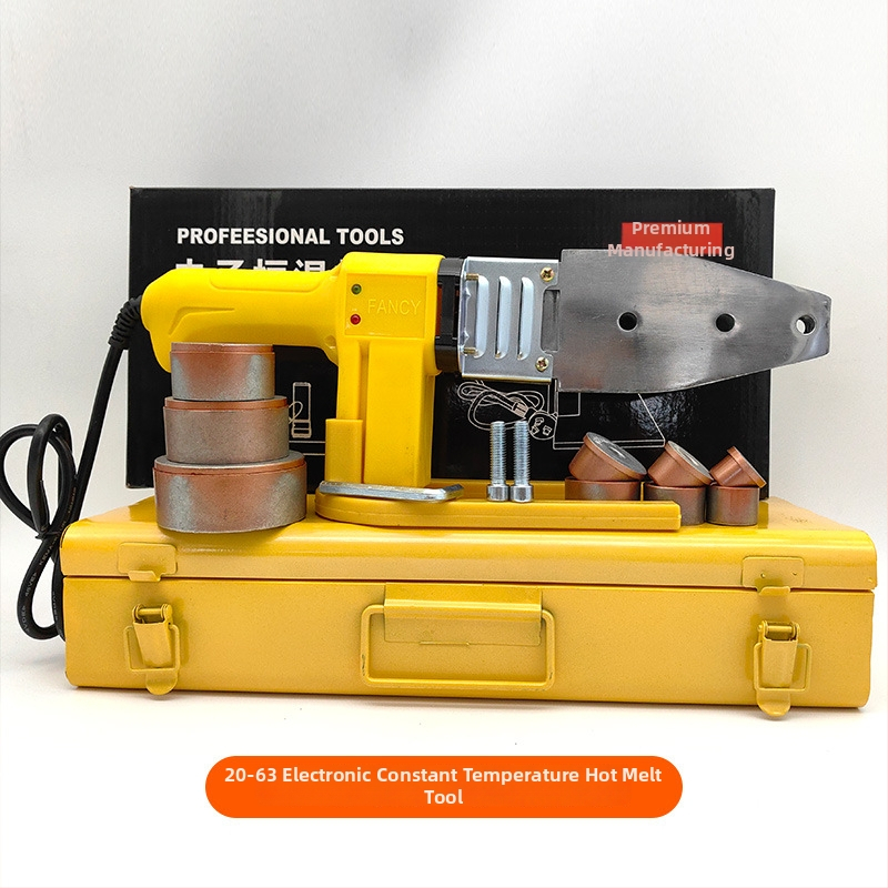 Elektroniska konstantes temperatūras PPR cauruļu savienojuma iekārta, tips 20-63, manuāla vadība, 220V, 50Hz