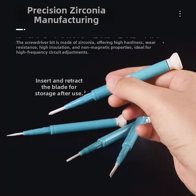 Σετ κεραμικά μονωμένων κατσαβιδιών με σταυροειδή κεφαλή για βαθμονόμηση σταθμού συγκόλλησης, άκρη 0000, μοντέλα CD-15/CD-20/CD-25/CD-100