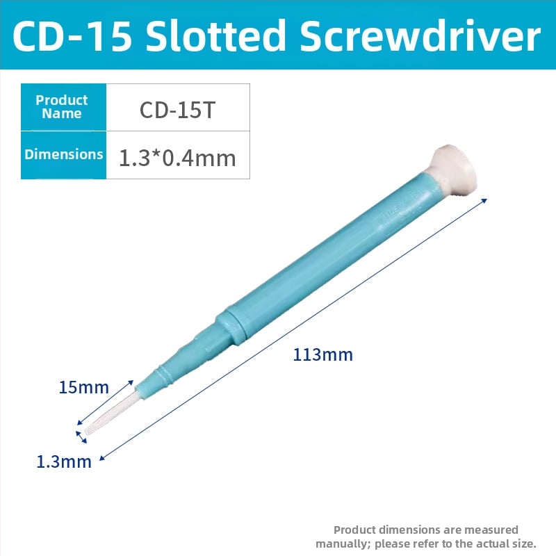 Σετ κεραμικά μονωμένων κατσαβιδιών με σταυροειδή κεφαλή για βαθμονόμηση σταθμού συγκόλλησης, άκρη 0000, μοντέλα CD-15/CD-20/CD-25/CD-100