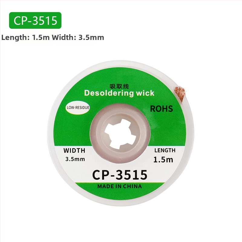 Desoldering instrumentu komplekts: Sūknēšanas vads, Zems atlikums lente, BGA plākšņu noņemšanas instruments; Zīmols Record Work; Materiāls sandalwood; Sērija Other